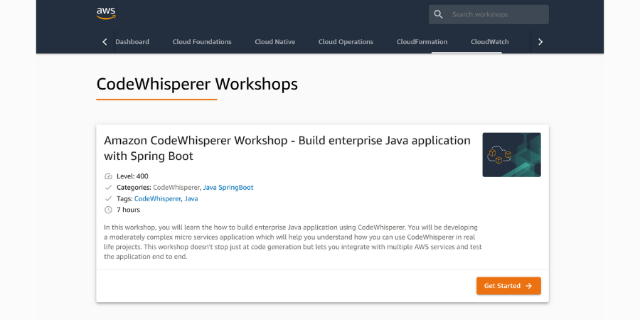 Amazon CodeWhisperer