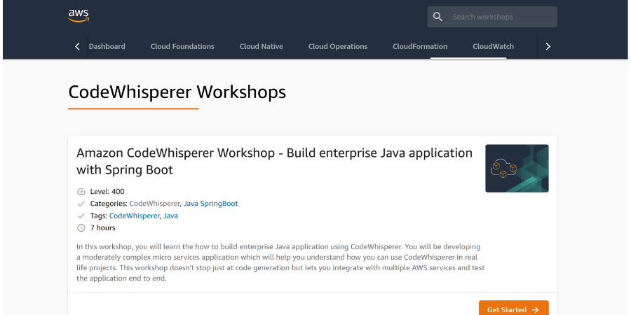 Amazon CodeWhisperer