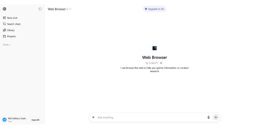 ChatGPT with Web Browsing